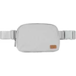 imageCC Belt Bag for Women Crossbody Fanny Pack with Adjustable Strap  Fashion Waist Pack Gifts BG4253 Whitelt grey