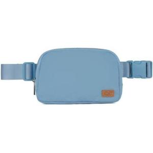 imageCC Belt Bag for Women Crossbody Fanny Pack with Adjustable Strap  Fashion Waist Pack Gifts BG4253 Whitesteel blue