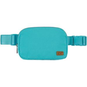 imageCC Belt Bag for Women Fanny Pack Crossbody Bags for Women Fashion Waist Packs with Adjustable Strap Gifts for Women BG4253 blackaqua blue