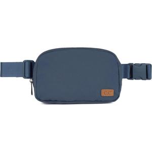 imageCC Belt Bag for Women Fanny Pack Crossbody Bags for Women Fashion Waist Packs with Adjustable Strap Gifts for Women BG4253 blackblue