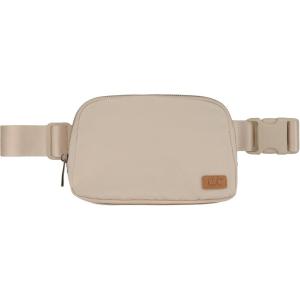 imageCC Belt Bag for Women Fanny Pack Crossbody Bags for Women Fashion Waist Packs with Adjustable Strap Gifts for Women BG4253 blackdk beige
