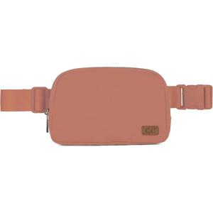 imageCC Belt Bag for Women Fanny Pack Crossbody Bags for Women Fashion Waist Packs with Adjustable Strap Gifts for Women BG4253 blackdusty mauve