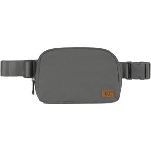 imageCC Belt Bag for Women Fanny Pack Crossbody Bags for Women Fashion Waist Packs with Adjustable Strap Gifts for Women BG4253 blackgrey