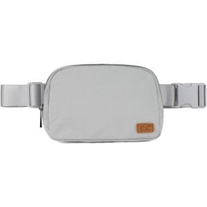 imageCC Belt Bag for Women Fanny Pack Crossbody Bags for Women Fashion Waist Packs with Adjustable Strap Gifts for Women BG4253 blacklt grey