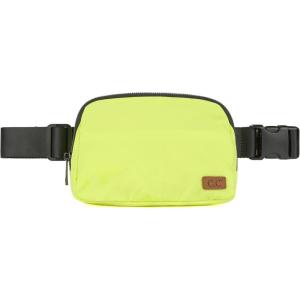 imageCC Belt Bag for Women Fanny Pack Crossbody Bags for Women Fashion Waist Packs with Adjustable Strap Gifts for Women BG4253 blackneon lime