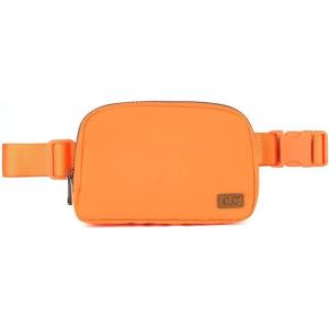 imageCC Belt Bag for Women Fanny Pack Crossbody Bags for Women Fashion Waist Packs with Adjustable Strap Gifts for Women BG4253 blackorange