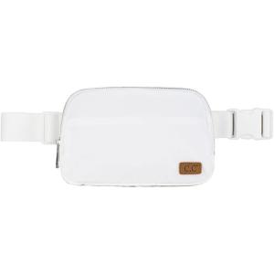 imageCC Belt Bag for Women Fanny Pack Crossbody Bags for Women Fashion Waist Packs with Adjustable Strap Gifts for Women BG4253 blackwhite