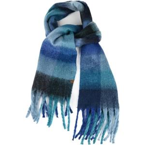 imageCC Fall Winter Solid and Multicolored Woven Knit Scarf for WomenCheckeredcol14