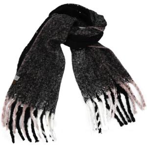 imageCC Fall Winter Solid and Multicolored Woven Knit Scarf for WomenStripeblack