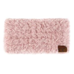 imageCC Faux Fur Headwrap For Women Unisex  Fuzzy Stretchable Soft Warm Winter Headband Ear warmer Ear muffs IvoryRose