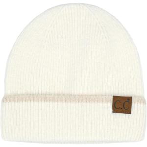 imageCC Fuzzy Beanie for Women Unisex  Acrylic Stretchable Soft Warm Knit Winter Skully HatFeather Yarnivory
