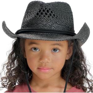 imageCC Kids Cowboy HatAdjustable Chin Strapblack