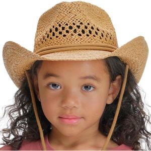 imageCC Kids Cowboy HatAdjustable Chin Strapdknatural