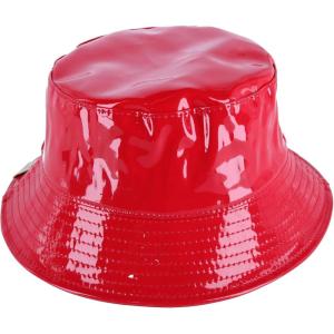 imageCC Kids Girls Boys Rain Waterproof Bucket Boonie Fisherman Sun Cap Hat Red