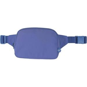 imageCC Large Fanny Pack  MultiColor Belt Bag 100 Polyester Adjustable Strap Lightweight Waist Pack BeigeNavy