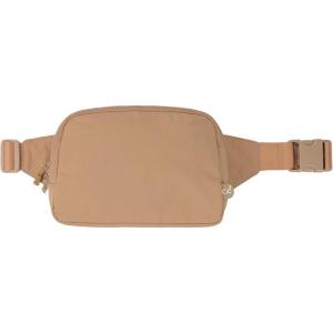 imageCC Large Fanny Pack  MultiColor Belt Bag 100 Polyester Adjustable Strap Lightweight Waist Pack BeigeTaupe