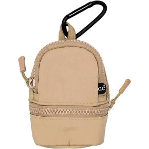 imageCC Mini Detachable Sling Backpack Keychain  MultiColorTaupe