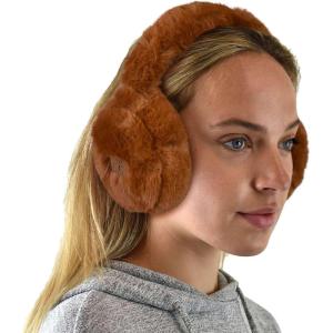 imageCC Soft Winter Warm Adjustable Headband Ear Warmer EarmuffsFurry Coffee