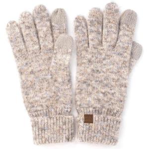 imageCC Unisex Cable Knit Winter Warm AntiSlip Touchscreen Texting GlovesSimple Pastel Dove