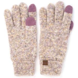 imageCC Unisex Cable Knit Winter Warm AntiSlip Touchscreen Texting GlovesSimple Pastel Iris