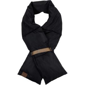 imageCC Unisex Soft Slim Warm Insulating Quilted Puffer Scarf NeckwarmerBlack