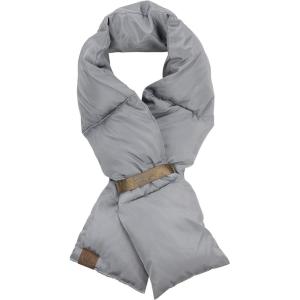 imageCC Unisex Soft Slim Warm Insulating Quilted Puffer Scarf NeckwarmerGray