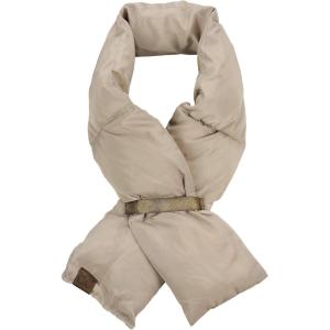 imageCC Unisex Soft Slim Warm Insulating Quilted Puffer Scarf NeckwarmerTaupe