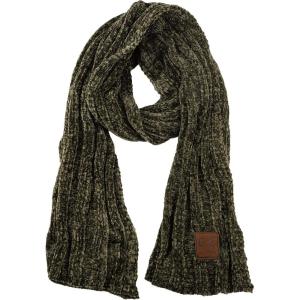 imageCC Womens Ultra Soft Chenille Ribbed Thick Warm Knit Shawl Wrap ScarfNew Olive