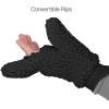 imageCC Women Fuzzy Lined Sherpa Cuff Warm Winter Beanie and Mitten SetBlack