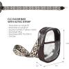 imageCC Belt Bag for Women Sling Bag Crossbody Bags with Adjustable Strap for WomenAztec  Brown