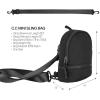 imageCC Belt Bag for Women Sling Bag Crossbody Bags with Adjustable Strap for WomenBackpack  Black