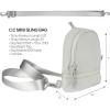 imageCC Belt Bag for Women Sling Bag Crossbody Bags with Adjustable Strap for WomenBackpack  Lt Grey