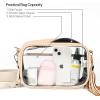 imageCC Belt Bag for Women Sling Bag Crossbody Bags with Adjustable Strap for WomenClear  Hot Pink