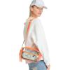 imageCC Belt Bag for Women Sling Bag Crossbody Bags with Adjustable Strap for WomenClear  Orange