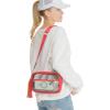 imageCC Belt Bag for Women Sling Bag Crossbody Bags with Adjustable Strap for WomenClear  Red