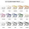 imageCC Belt Bag for Women Sling Bag Crossbody Bags with Adjustable Strap for WomenClear  Silver