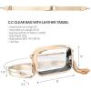 imageCC Belt Bag for Women Sling Bag Crossbody Bags with Adjustable Strap for WomenClear  White