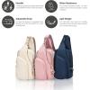 imageCC Belt Bag for Women Sling Bag Crossbody Bags with Adjustable Strap for WomenCrossbody  Ivory
