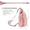 imageCC Belt Bag for Women Sling Bag Crossbody Bags with Adjustable Strap for WomenCrossbody  Rose