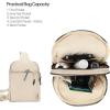 imageCC Belt Bag for Women Sling Bag Crossbody Bags with Adjustable Strap for WomenDouble Pocket  Beige
