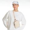 imageCC Belt Bag for Women Sling Bag Crossbody Bags with Adjustable Strap for WomenDouble Pocket  Beige