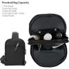 imageCC Belt Bag for Women Sling Bag Crossbody Bags with Adjustable Strap for WomenDouble Pocket  Black