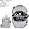 imageCC Belt Bag for Women Sling Bag Crossbody Bags with Adjustable Strap for WomenDouble Pocket  Grey