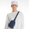 imageCC Belt Bag for Women Sling Bag Crossbody Bags with Adjustable Strap for WomenDouble Pocket  Navy