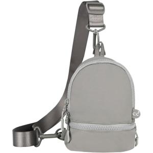 imageCC Belt Bag for Women Sling Bag Crossbody Bags with Adjustable Strap for WomenBackpack  Grey
