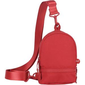 imageCC Belt Bag for Women Sling Bag Crossbody Bags with Adjustable Strap for WomenBackpack  Red