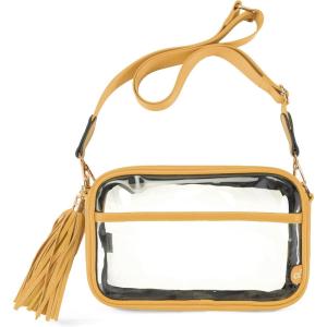 imageCC Belt Bag for Women Sling Bag Crossbody Bags with Adjustable Strap for WomenClear  Mustard