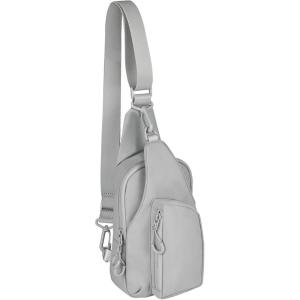 imageCC Belt Bag for Women Sling Bag Crossbody Bags with Adjustable Strap for WomenCrossbody  Lt Grey