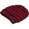 imageCC Winter Oversized Beanie Hat with Fuzzy Lining  Thick Knit Thermal Beanie for Cold Weather Soft Warm Fleece Lined CapBurgundy