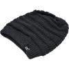 imageCC Winter Oversized Beanie Hat with Fuzzy Lining  Thick Knit Thermal Beanie for Cold Weather Soft Warm Fleece Lined CapCharcoal Grey